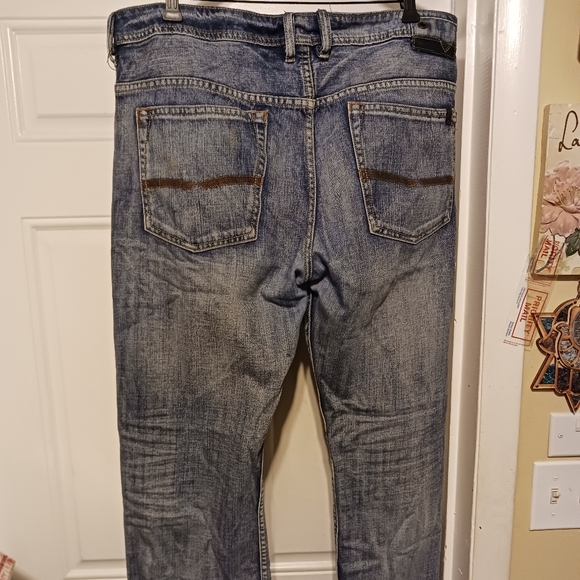 🦬Buffalo David Bitton 1972 W38xL34 Light Acid Wash Straight cut Men’s Jean.👖🧢 - Picture 12 of 16